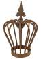 Preview: Romantische Rostkrone ca. 24 cm - Gartendekoration